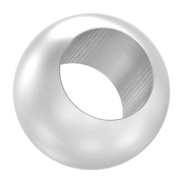 Solid ball with a through-hole