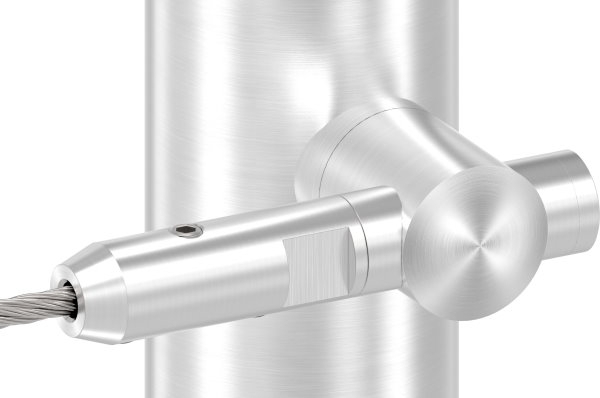 Seilhalter zum Schrauben und Spannen - Fuer Seil Ø 5 mm - V2A-11-2842.4