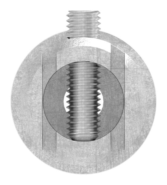 Anschlussstueck 90° fuer Rundrohr Ø 33-7x2-0 mm V2A-11-3386.4