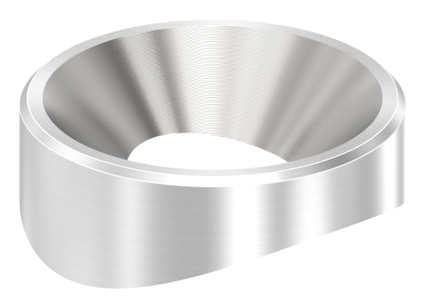 Ausgleichsstueck Ø 25 mm fuer Rundrohr Ø 42-4 mm mit Senkbohrung 10-5 mm V2A-10-5367.4