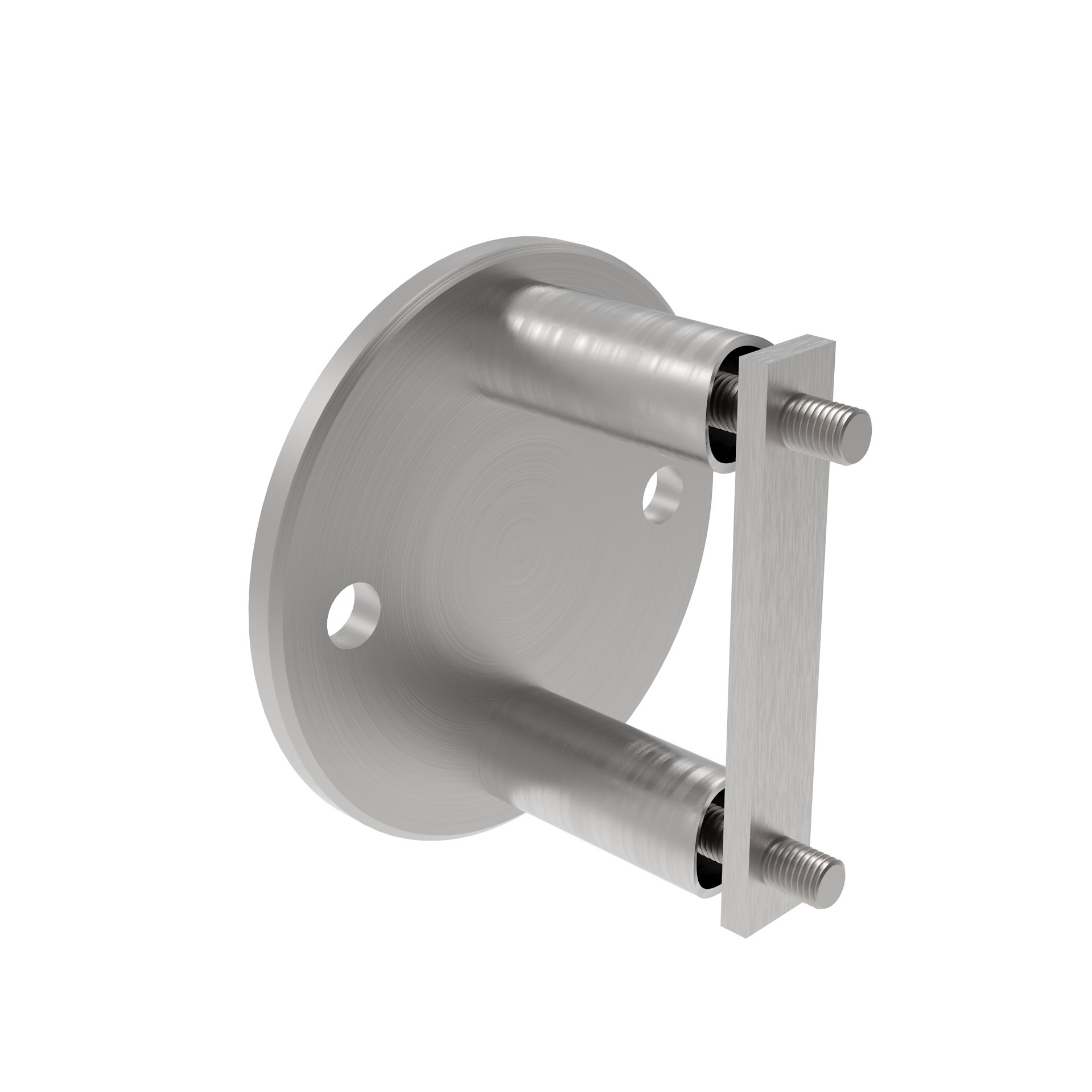 Wandflansch Edelstahl AISI 316 fuer Rohr D42-4mm rund geschliffen-89-11A140216A-A.4