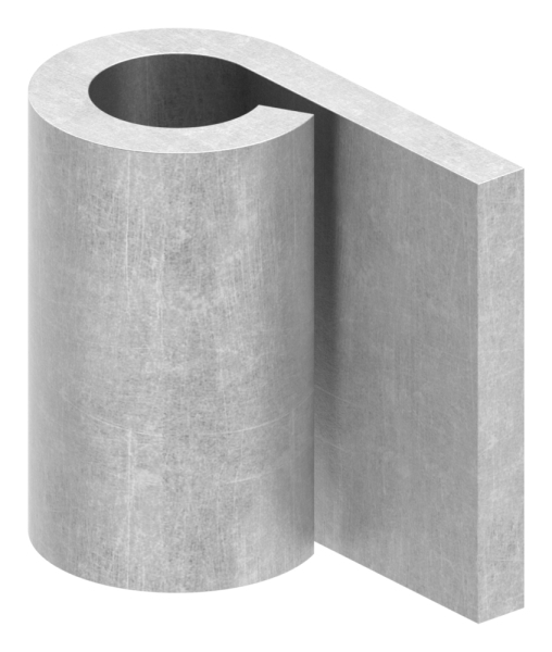 Anschweissband fuer Torband zum Durchschrauben Ø 13mm- Laenge 30mm-88-11960-13.30