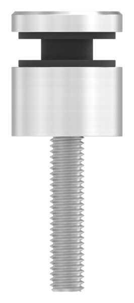 Glaspunkthalter Ø 16 mm- V2A- Anschluss- Flach- inkl- Senkkopfschraube -Schilderhalter-88-1160261.240