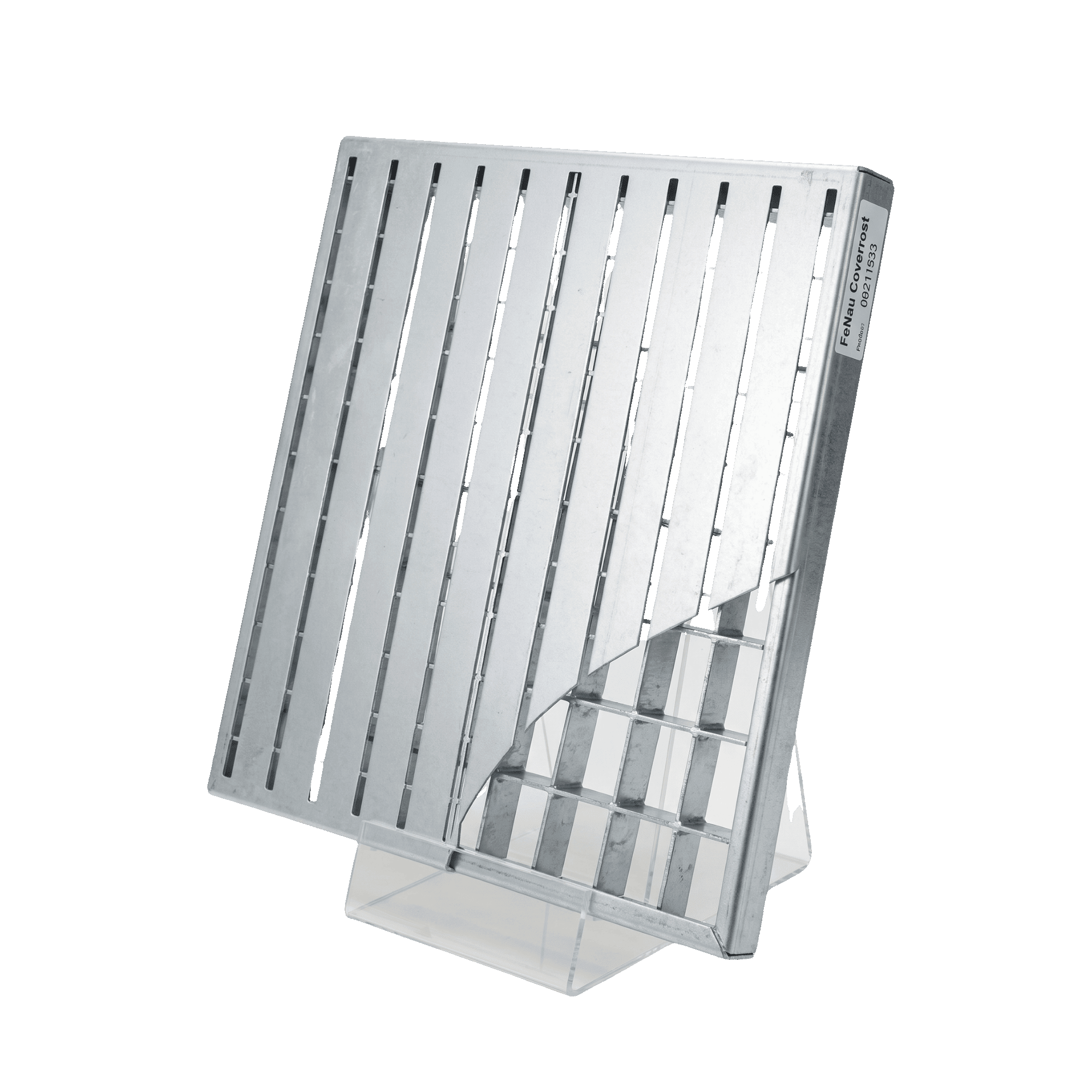 Barfussrost 1000 Ø 250 mm- verzinkt  Sockelabdeckung fuer Hausumrandung - Tragstab 25-2 mm-22-SEPGRATE-10025252.BARF