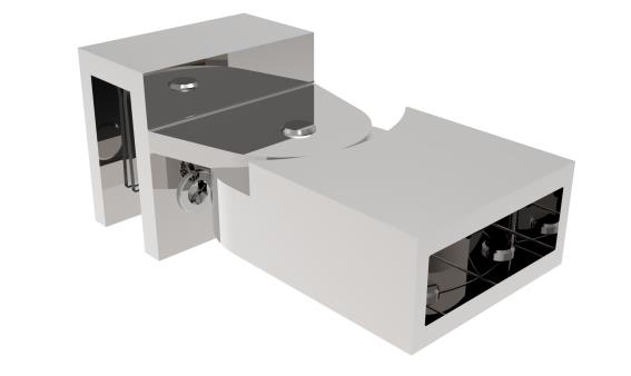 Edelstahl Halter fuer Rundstange D19mm an Rahmenprofil 30x10mm- poliert-89-11GS304ZP226PCR-A.4