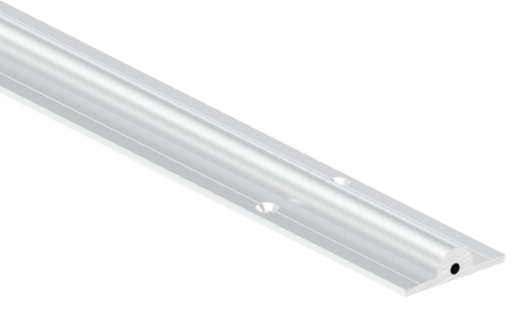 Laufschiene Aluminium L = 3000 mm- Ø 19 mm oben- eloxiert E6-EV1-88-1110201805-ALU.3M