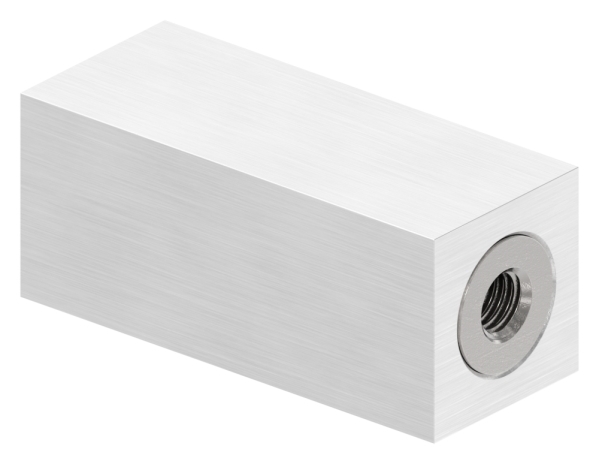 Rohrabstandshalter eckig 25 x 25mm - fuer gerade Flaechen-88-1151185.240