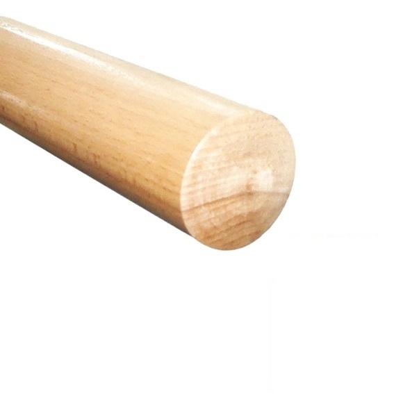 Handlauf Buche Ø 42 mm L=2000 mm roh unbehandelt-89-11WBD42L2000-A.4