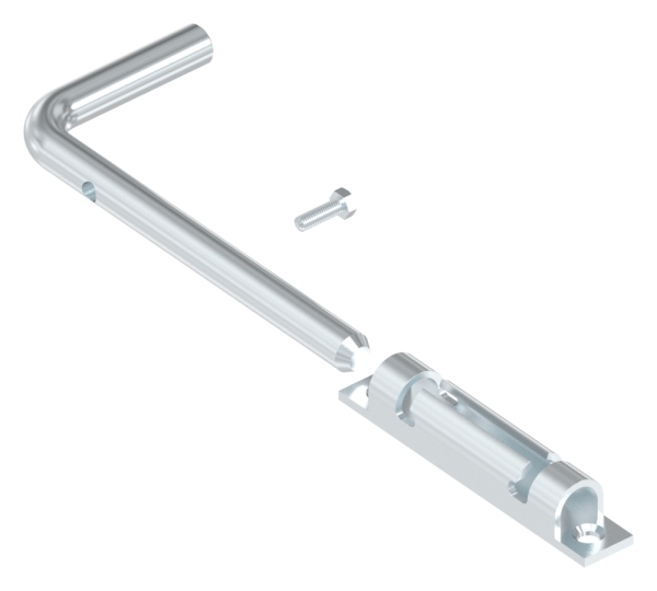 Bodenschieber - Torriegel - Laenge- 200 mm - verzinkt - zum Anschrauben-30-3860.8