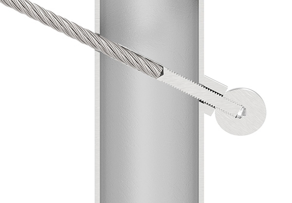 Formanschluss - fuer Anschluss Ø 42-4 mm - Gewinde M8 - V2A-11-2828.4