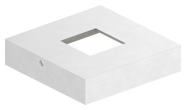 Abdeckrosette zweiteilig 109x109x25 mm fuer Vierkantrohr- 40x40 mm V2A-11-2534-ZT.4