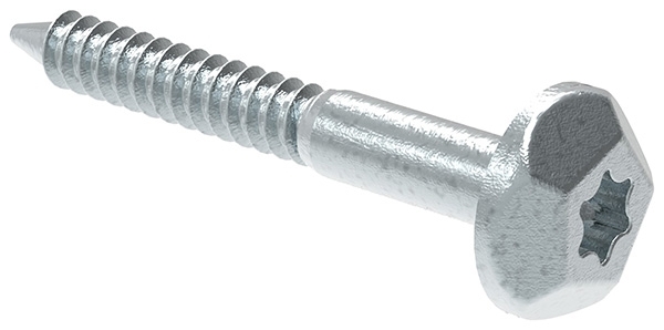 Sicherheitsschraube Stahl verzinkt 7x50 mm AW 40 Zierkopf mit Verschlussstopfen-88.113731