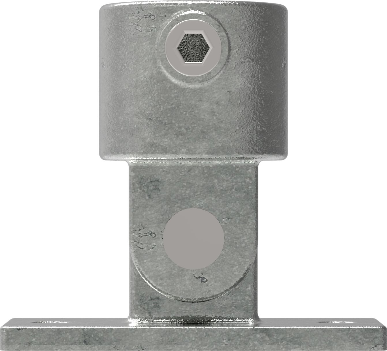 Rohrverbinder - Gelenkfuss - 169B34 - 33-7 mm - 1- - Feuerverzinkt u. Elektrogalvanisiert-169B34