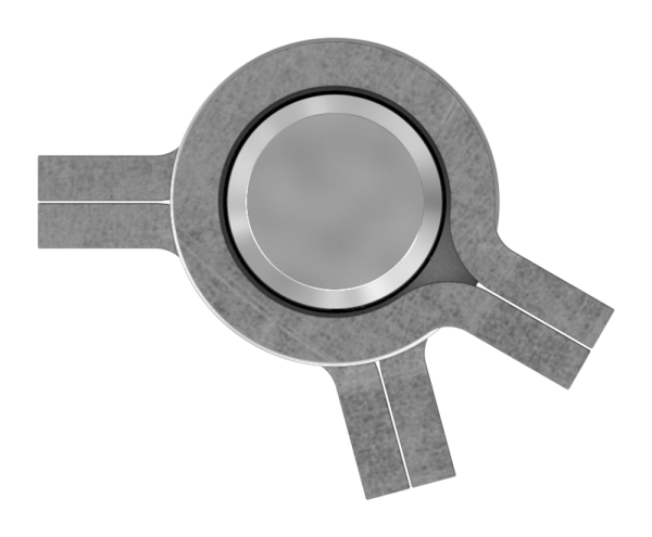 Anschweissband - 3-teilig - Tragkraft- 250kg - massiv - Stahl S235JR- roh-30-3956.8