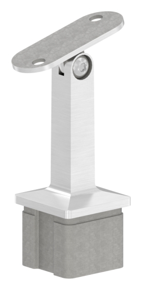 Handlaufhalter mit Gelenk fuer Vierkantrohr 40x40x2 mm V2A-11-2713.4