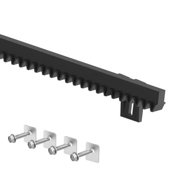 Zahnstange Stahl - Nylon 27 x 20 mm L=1000 mm Modul 4 fr Schiebetore-89-11H01PVCJ-A.4