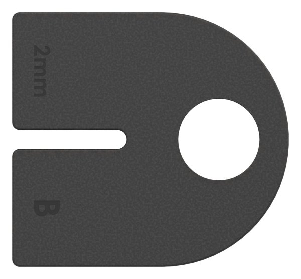 1 Paar Gummis zu Glasklemme 63x45x30 mm AbZ fuer 2 mm Blech-10-2418ABZ.0