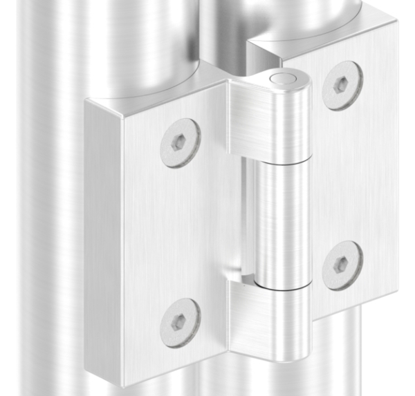 Anschraubscharnier fuer Rohr 42-4mm- V4A-88-1156520-V4A.42