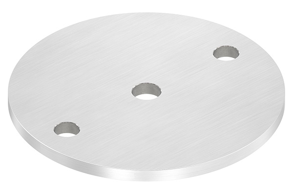 Ankerplatte Ø 120 x 6 mm mit Zentrierbohrung- Ø 12-5 mm V2A-11-2223.4