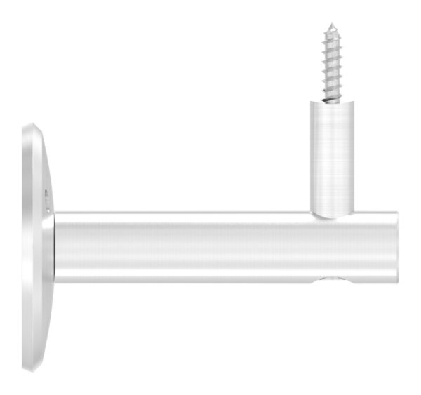 Handlaufhalter mit Ronde 70x5 mm und Holzschraube M6 V2A-11-2041.4
