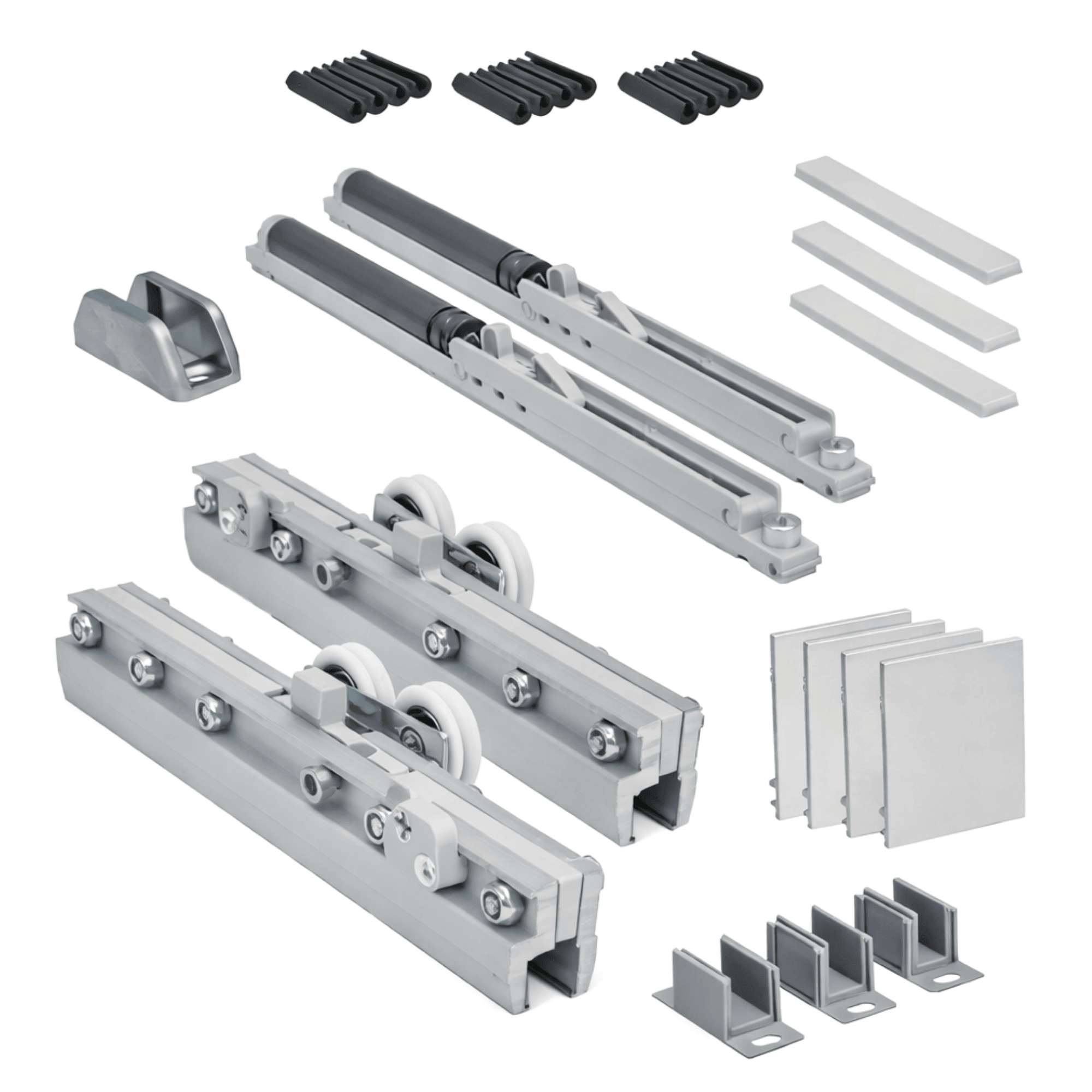 Accessories for sliding door systems