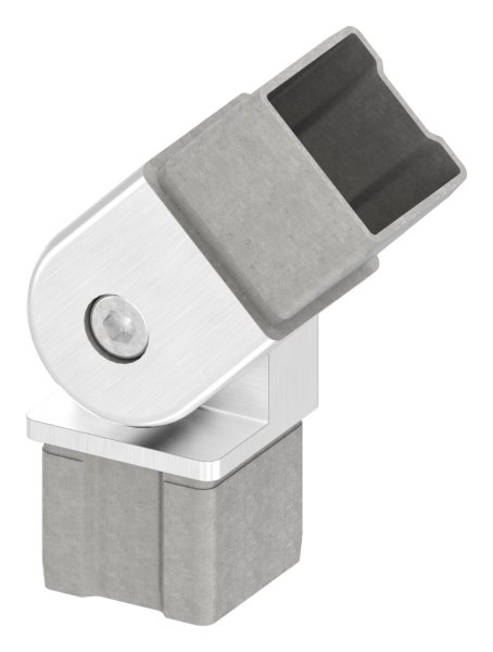 Gelenkverbinder V4A 40x40x2 mm steckbar verstellbar-88.1110114040