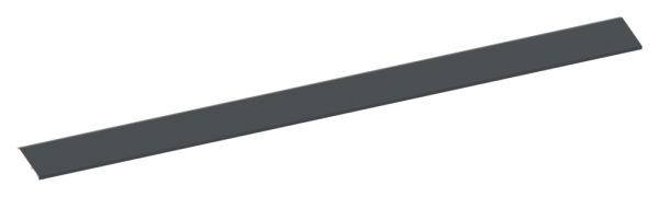 Design-Abdeckung fuer eleganza canopy- L- 2405mm- RAL 7016-88-11VDE-AB-2400.7016