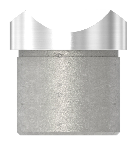 Rohrsattel zum Kleben fuer Rundrohr Ø 33-7x2-0 mm V2A-11-3320.4