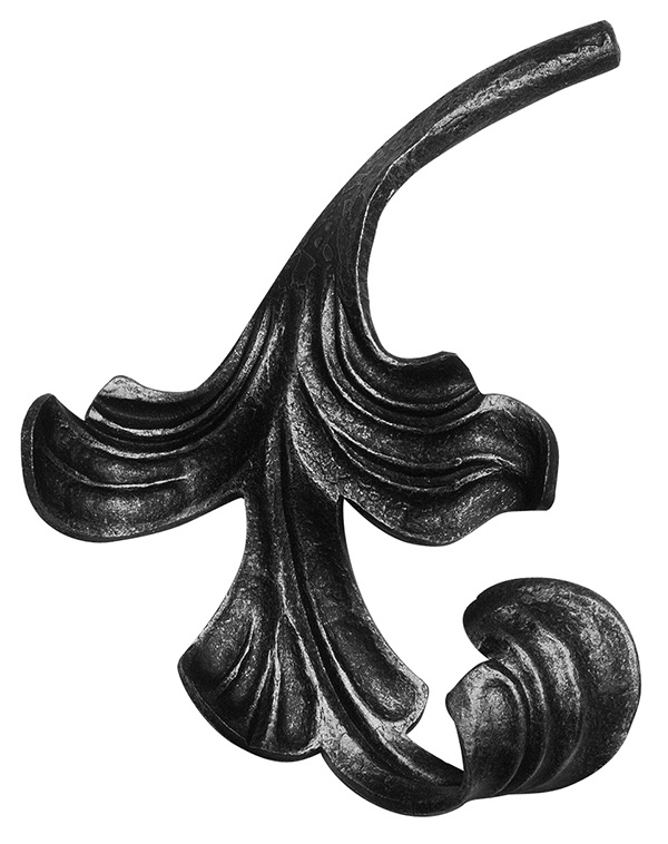 Laendliches Barock - Masse- 160x140 mm - Stahl S235JR- roh-30-1867.8
