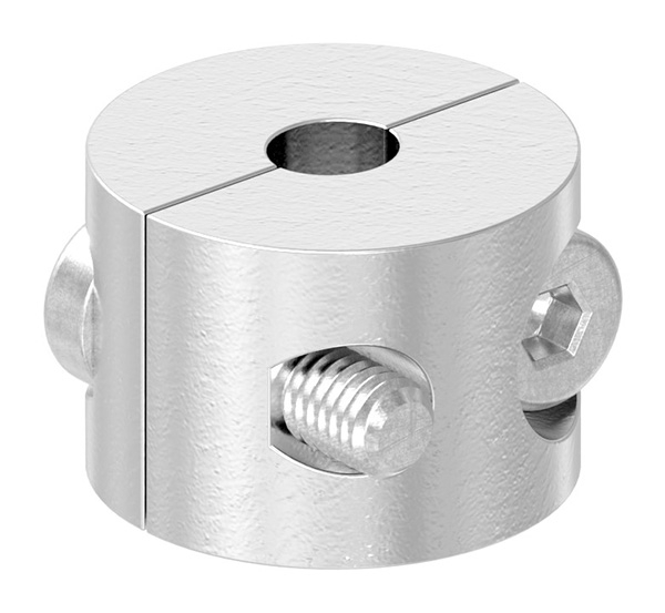Rundklemme Edelstahl V4A fuer Seil Ø 4 mm 2-teilig-88.11100072004