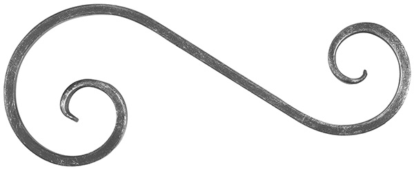 16er Serie - Masse- 130x320 mm - Material- 16x8 mm- glatt  - Stahl S235JR- roh-30-1737.8