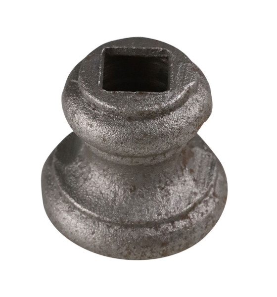 Zierhuelse - Masse- 45x44 mm - Lochung- 14-5x14-5 mm - Stahl S235JR- roh-30-3607.8