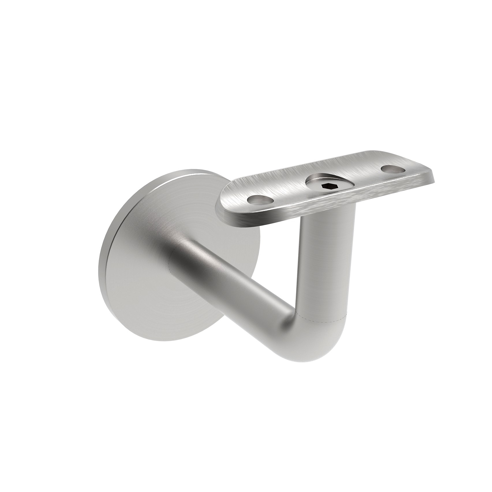 Handlaufhalter Edelstahl AISI 304 fuer D33-7 Wandmontage geschliffen-89-11A0111033-A.4