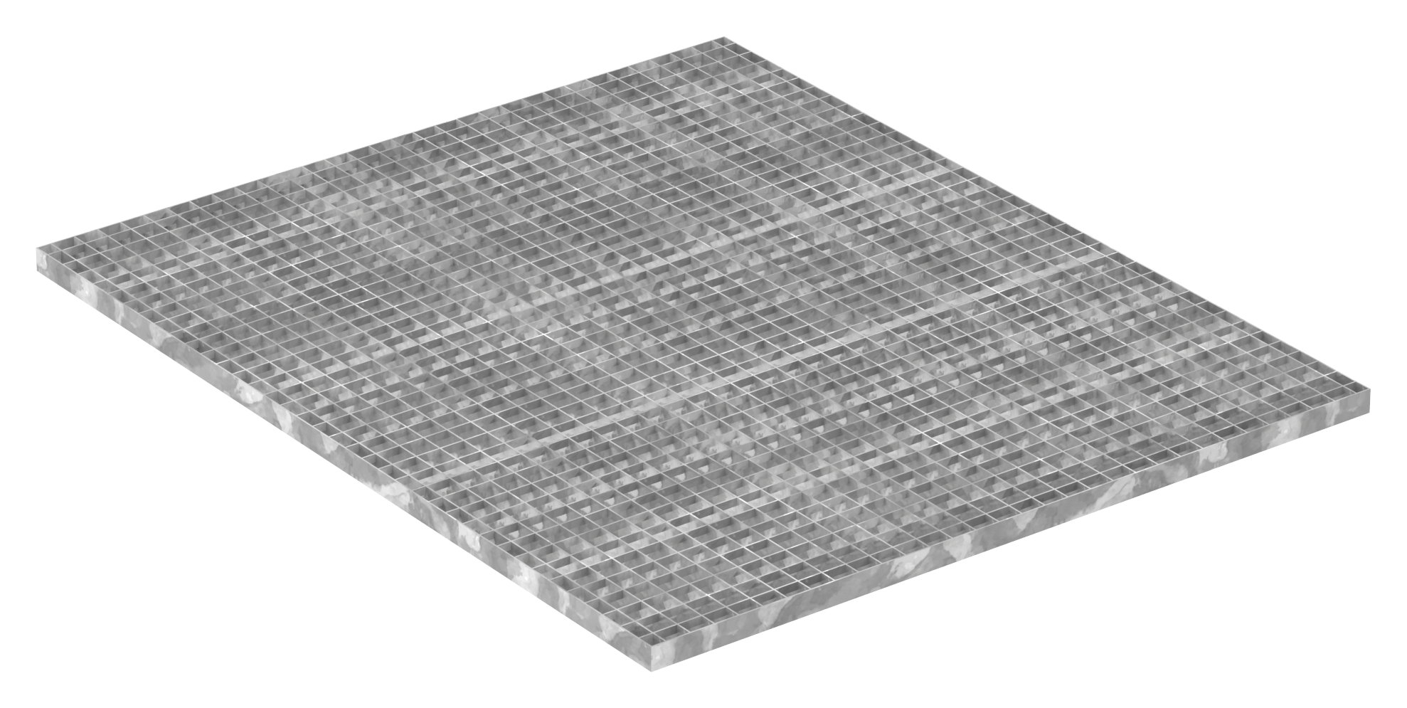 Industrie-Gitterrost - Masse- 1200x1000 mm; 30-30 mm; 30-2 mm - S235JR -St37-2- im Vollbad feuerverzinkt-21-12010030302.7