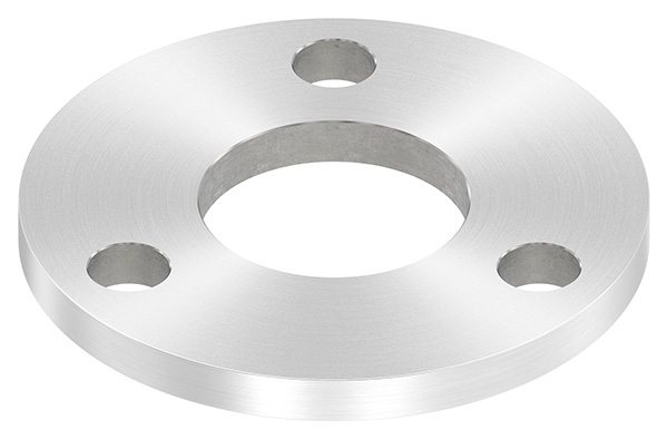 Ankerplatte Ø 100 x 8mm- mit Rundschliff- V2A-88-1154106-240-8.R