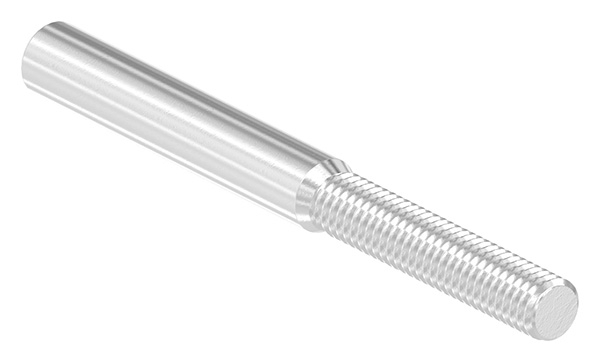 Gewindeterminal mit Aussengewinde - Linksgewinde - Fuer Seil von Ø 4 mm -V2A-11-2966.4