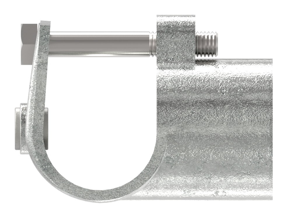 Rohrverbinder T-Stueck offen Ø 60-3 mm -2- - Temperguss verzinkt - 135E60-135E60