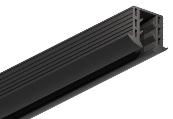 Keildichtung Glas 8-00 - 10-76mm- fuer Nut 24 x 24mm- Laenge 25m- EPDM-88-1160360-GU.25M