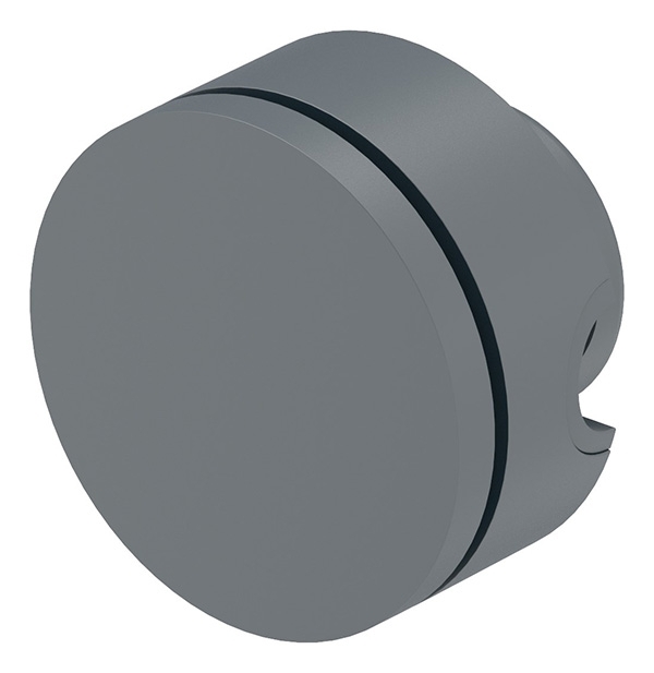 BRENK-fix® Halter Ø 50mm- Kunststoff- anthrazitgrau 4 Stueck-88-11BR-50AG.KS