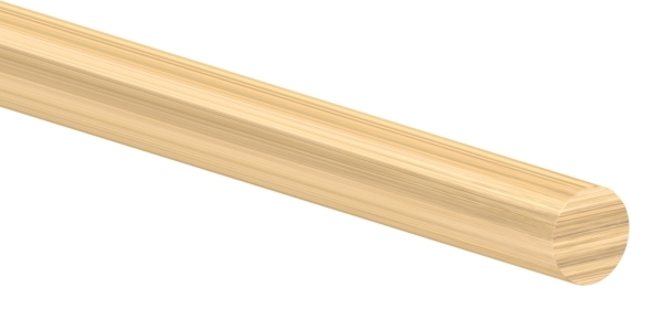 Holzhandlauf Eiche- Ø 42-4mm- L- 2-5m-88-11H-EI42.2500