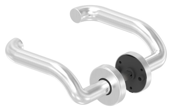 Tuerdrueckerpaar V2A inkl- 8 mm Drueckerstift Modell CHOPPER-11-3976.4