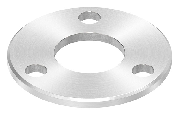 Ankerplatte Ø 100 x 6 mm mit Zentrierbohrung- Ø 42-8 mm V2A-11-2265RF.4