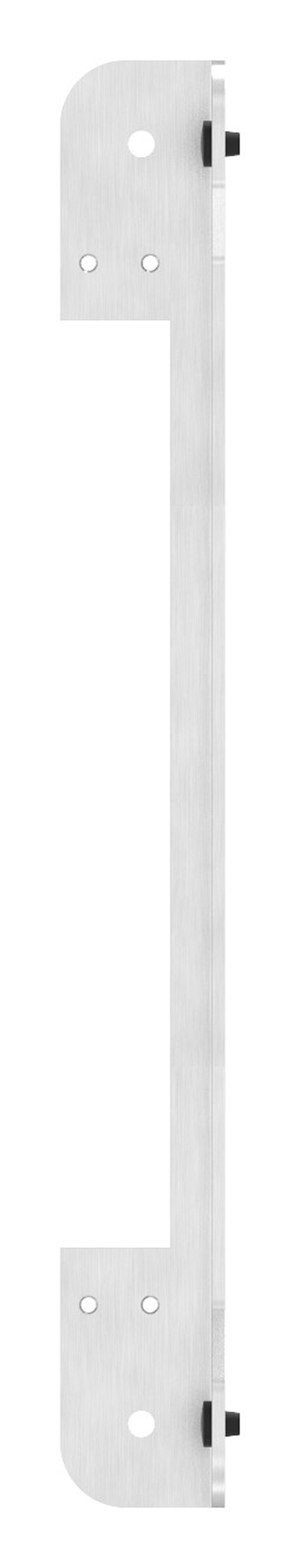 Anschlagsblech mit Gummipuffer aus Edelstahl-88-1159116.240