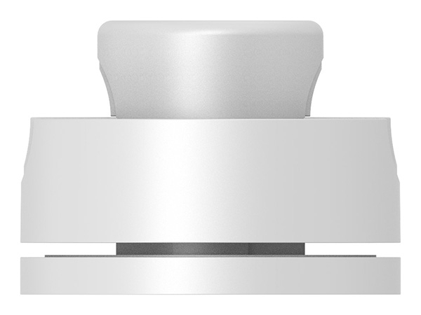 BRENK-fix® Halter Ø 50mm- Kunststoff- lichtgrau 4 Stueck-88-11BR-50LG.KS