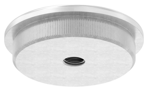Rohrstopfen fuer Ø 48-3x3-0 mm leicht gewoelbt zum Einschlagen mit M8  V2A-11-5069.4