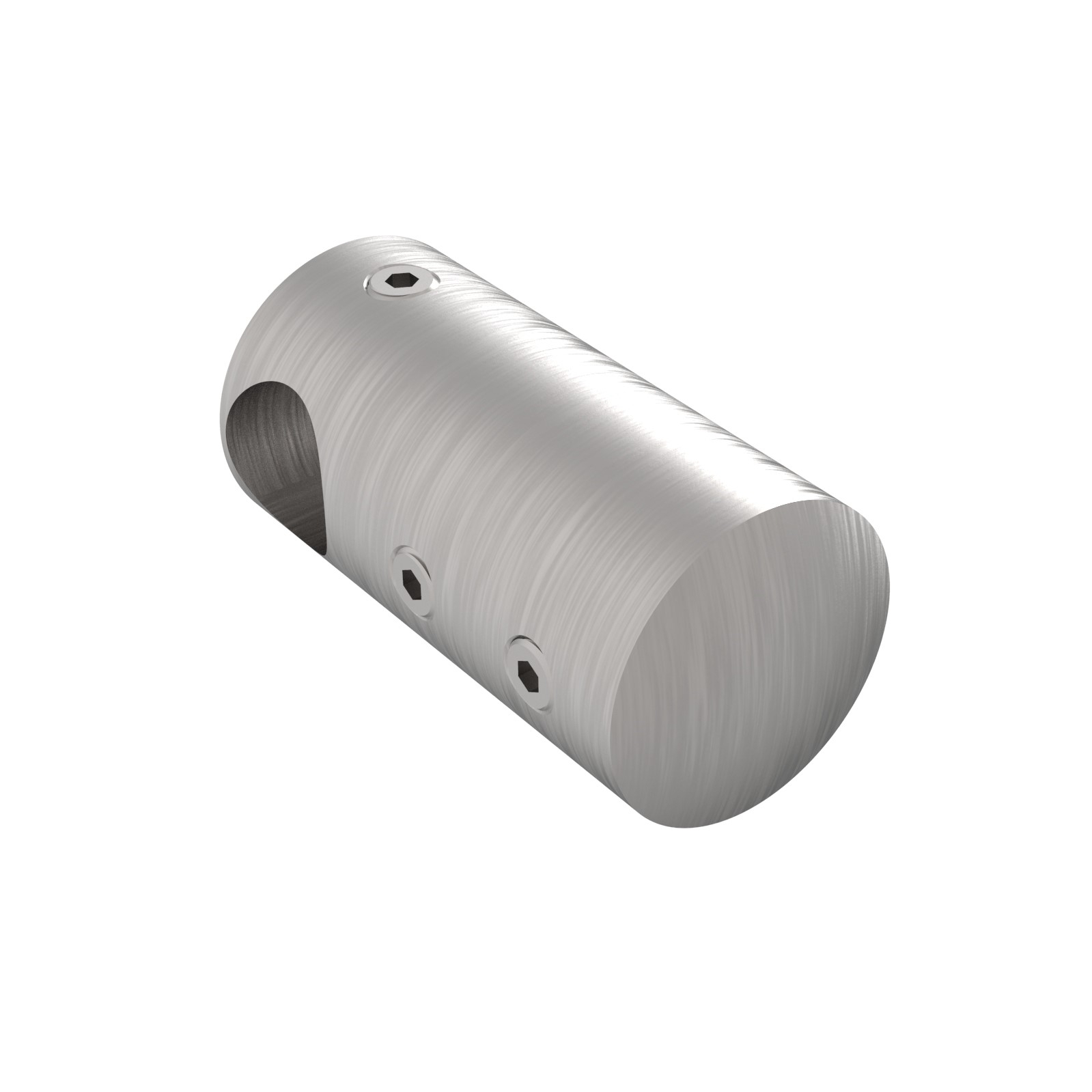 Fuellstabhalter Edelstahl AISI 304 fuer Rohr 42-4 mm und Stab 12 mm direkt geschliffen-89-11A08320120-A.4