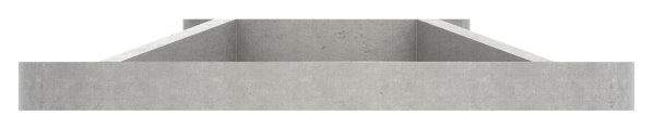 Ankerplatte  Masse- Ø 100x8 mm fuer Rundrohr- Ø 42-4 mm  roh- V4A-11-3023.1