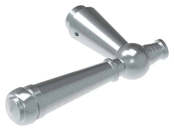 Tuergriff - Masse- 120x70 mm - beidseitig verwendbar - Stahl S235JR-30-3270.8