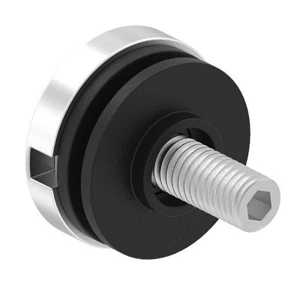 BRENK-fix® Oberteil Ø 30mm zu Glas-Halter- ALU-88-11BR-OT30.ALU