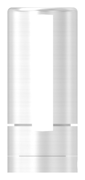 BRENK-fix® Grundhalter fuer Flachstaebe 50 x 8mm- V2A-88-11BR-F508M8.V2A